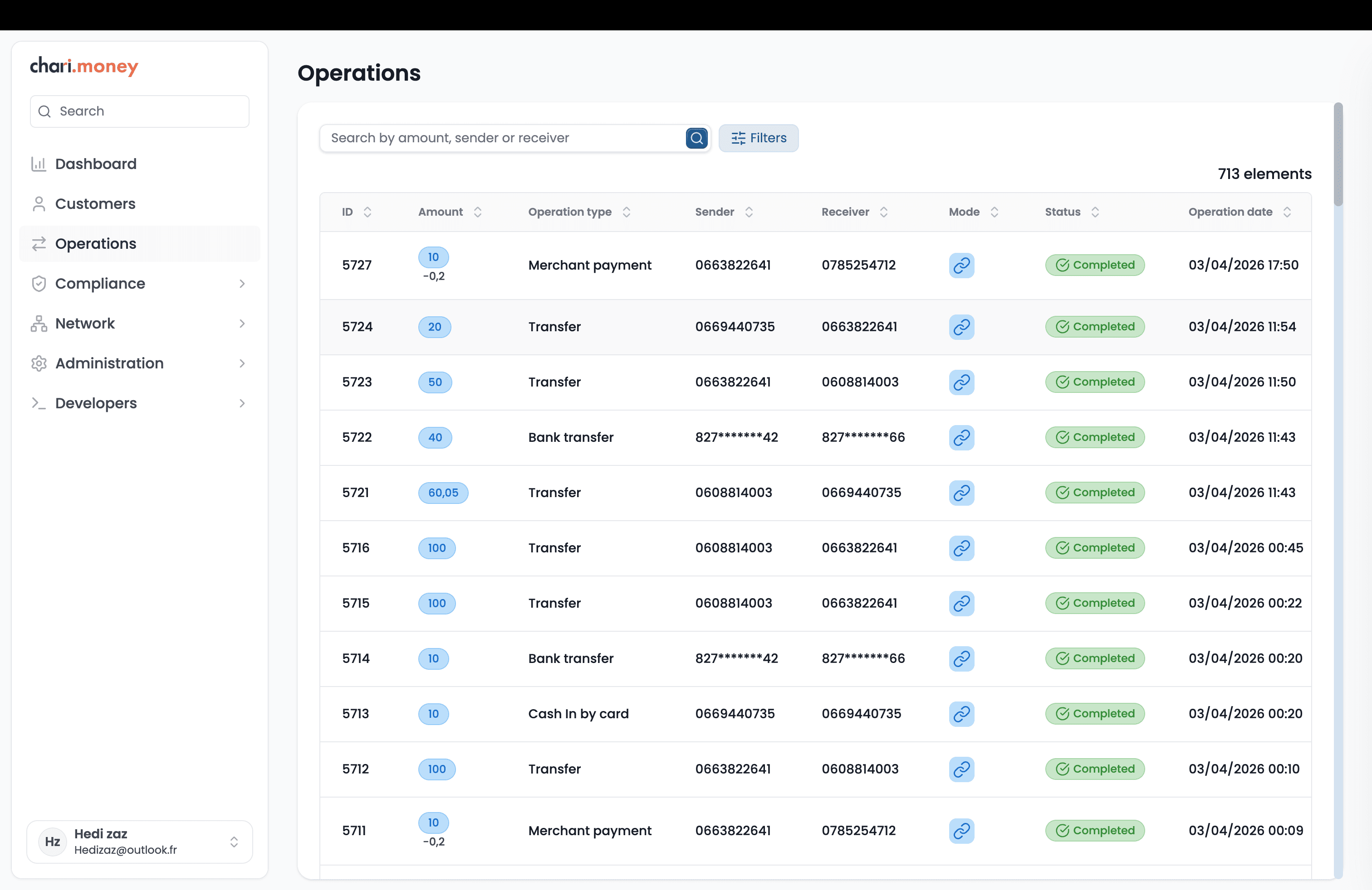 Accounting & Settlement feature 1