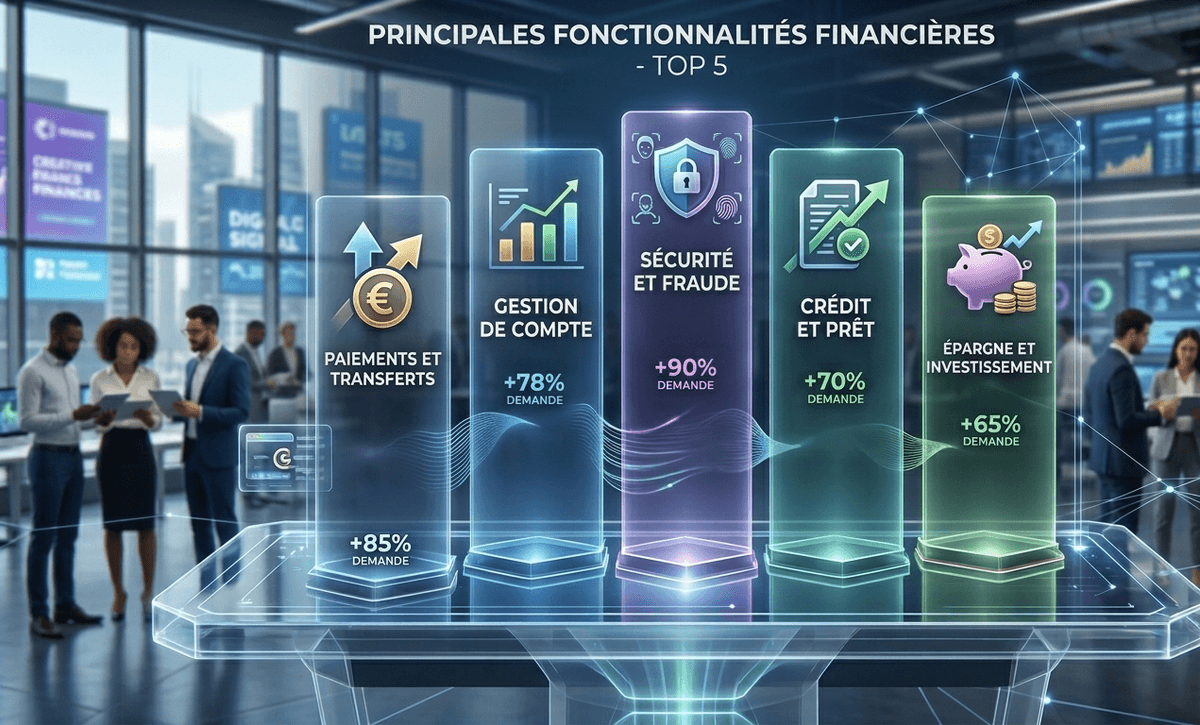 Les 5 fonctionnalités financières les plus demandées par les plateformes digitales
