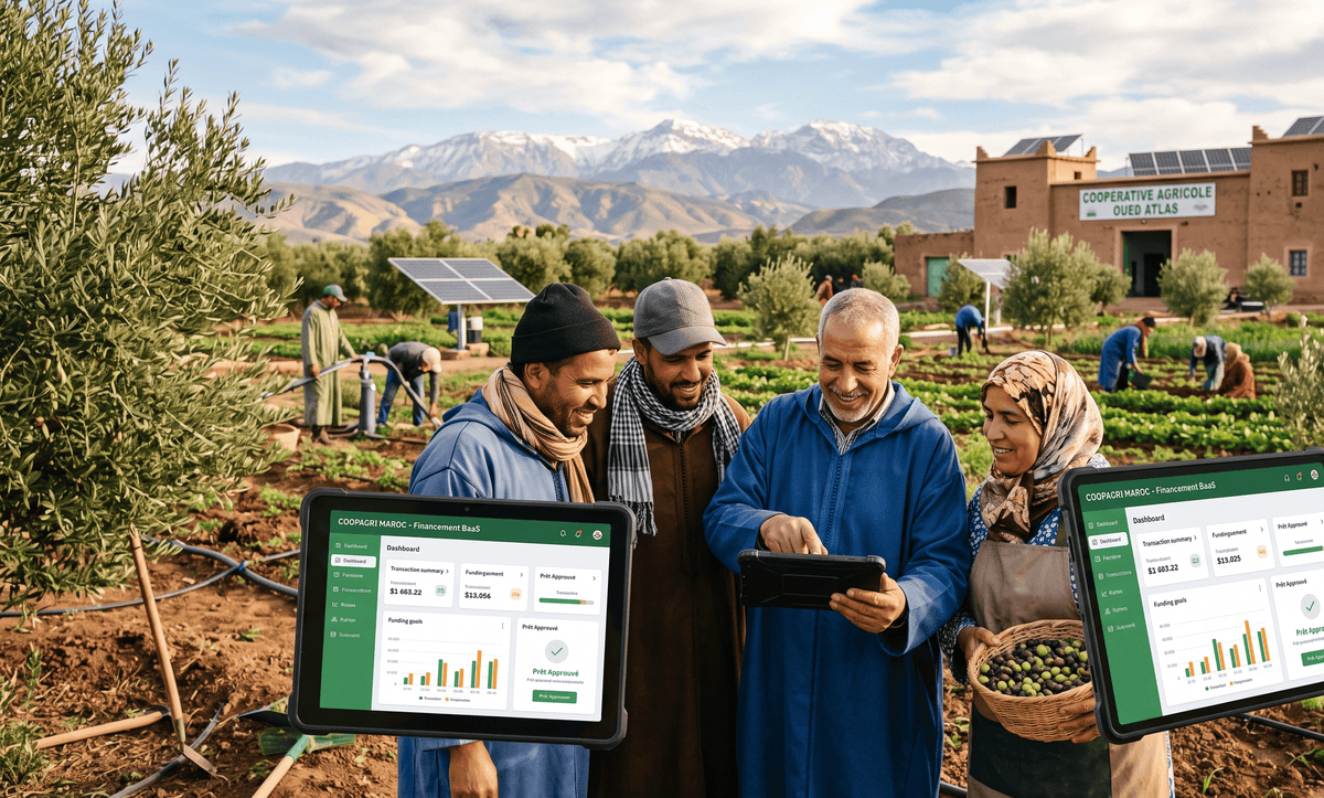 BaaS et agritech : financer les coopératives agricoles marocaines