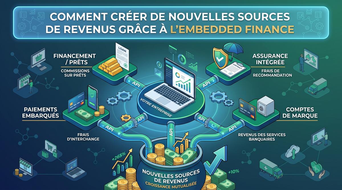Comment créer de nouvelles sources de revenus grâce à l’embedded finance