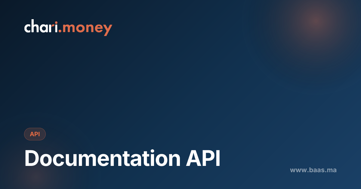 Documentation API | ChariBaaS