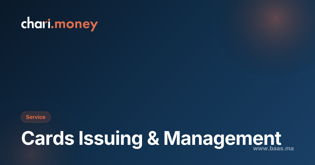 Cards Issuing & Management | ChariBaaS